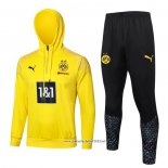Chandal de Sudadera del Borussia Dortmund 2023-2024 Amarillo y Negro