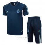 Chandal del Ajax 2023-2024 Manga Corta Azul - Pantalon Corto