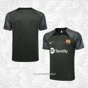 Camiseta de Entrenamiento Barcelona 2023-2024 Verde Oscuro