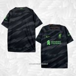 Camiseta Liverpool Portero 2023-2024 Negro Tailandia