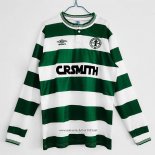 Retro Camiseta 1ª Celtic 1987-1988 Manga Larga