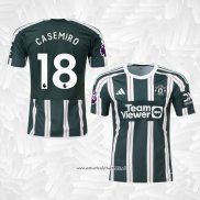 Camiseta 2ª Manchester United Jugador Casemiro 2023-2024