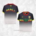 Camiseta Mali 2022 Negro y Blanco Tailandia