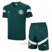 Chandal del Palmeiras 2023-2024 Manga Corta Verde - Pantalon Corto