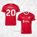 Camiseta 1ª Liverpool Jugador Diogo J. 2023-2024