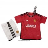 Camiseta 1ª Manchester United 2023-2024 Nino