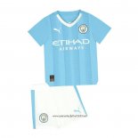 Camiseta 1ª Manchester City 2023-2024 Nino