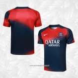 Camiseta de Entrenamiento Paris Saint-Germain 2023-2024 Rojo y Azul
