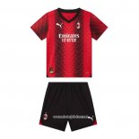 Camiseta 1ª AC Milan 2023-2024 Nino