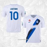 Camiseta 2ª Inter Milan Jugador Lautaro 2023-2024