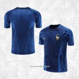 Camiseta de Entrenamiento Francia 2022-2023 Azul Oscuro