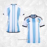 Camiseta 1ª Argentina 3 Estrellas 2022 Mujer