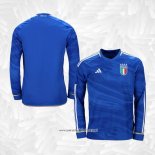 Camiseta 1ª Italia 2023-2024 Manga Larga